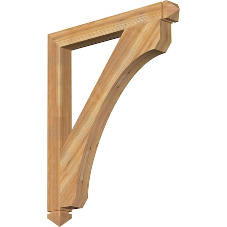 Legacy Arts & Crafts Rough Sawn Bracket, Western Red Cedar, 4W X 38D X 46H